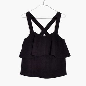 NWT Madewell Texture & Thread Tiered Tank Top
